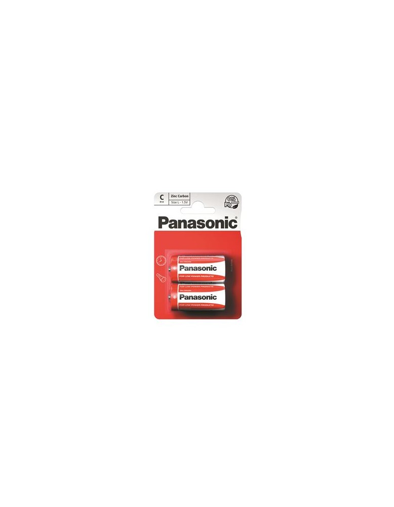 PANASONIC baterije R14RZ/2BP EU Zinc Carbon